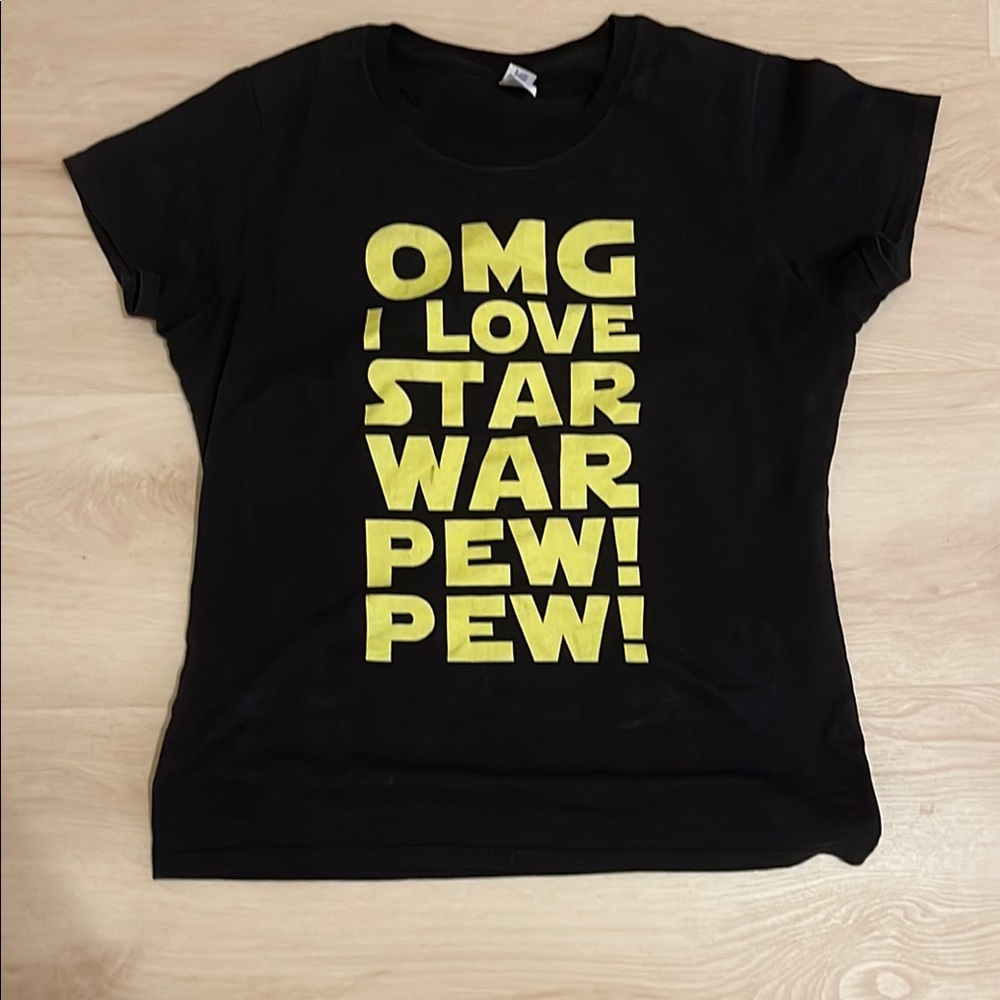 Star Wars themed T-Shirt perfect for fans and haters alike, good condition